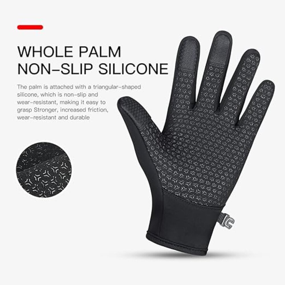 Winter Thermal Gloves for Men and Women, Waterproof Windproof and Non-Slip Glove